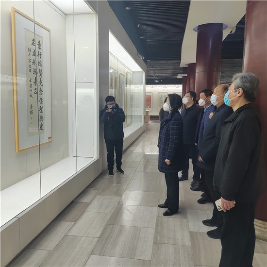 “庆新春·深入贯彻党的二十大精神” 书画作品展在周博展出